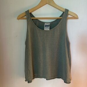 Jungmaven Cropped Tank Sea Foam Green